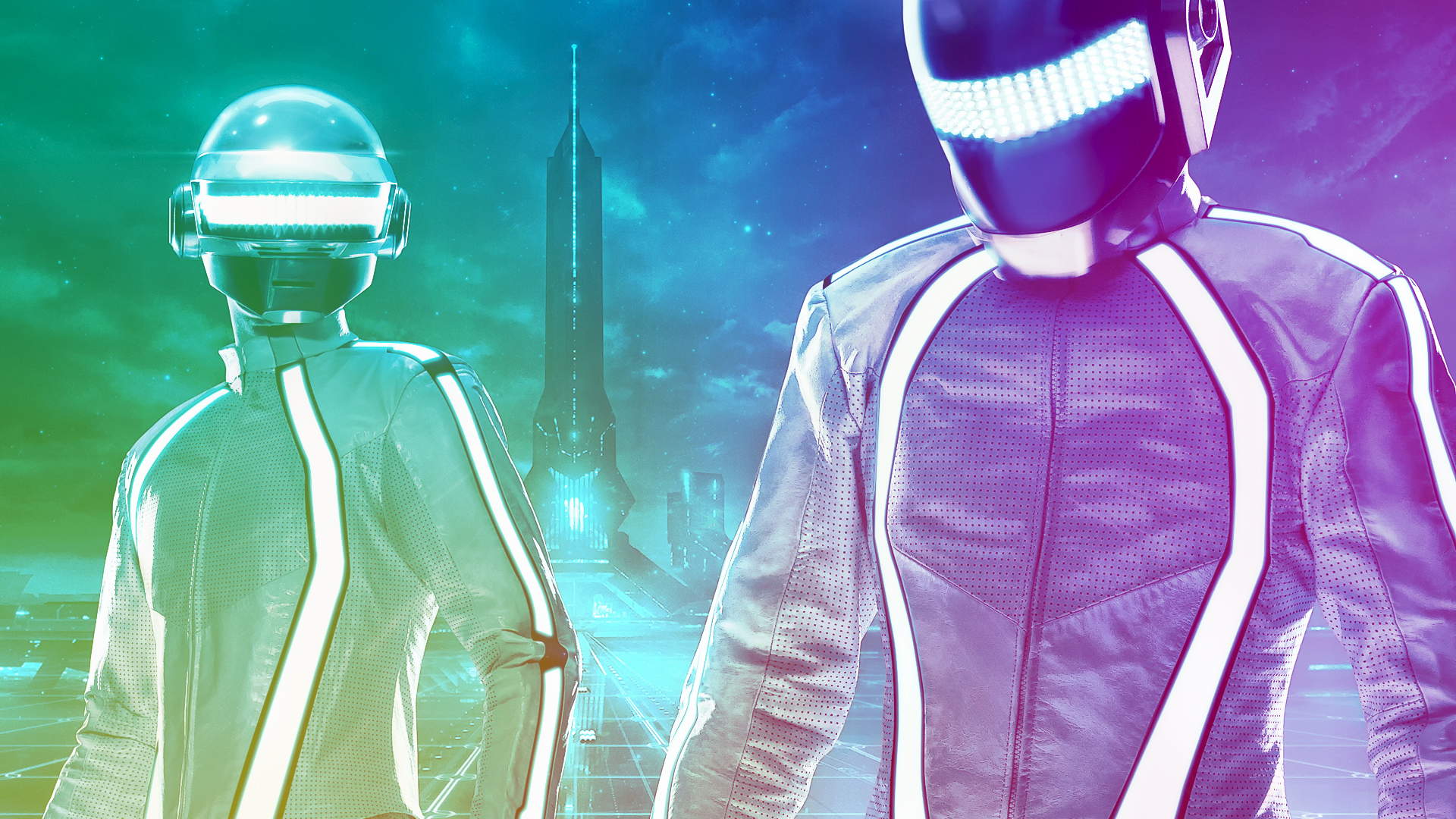 Daft Punk в фильме TRON обои