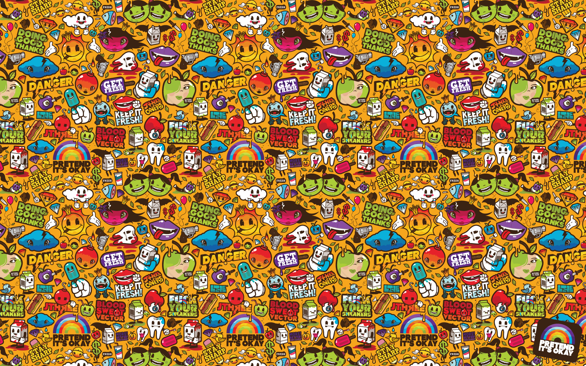 Притворись что всё ОК обои