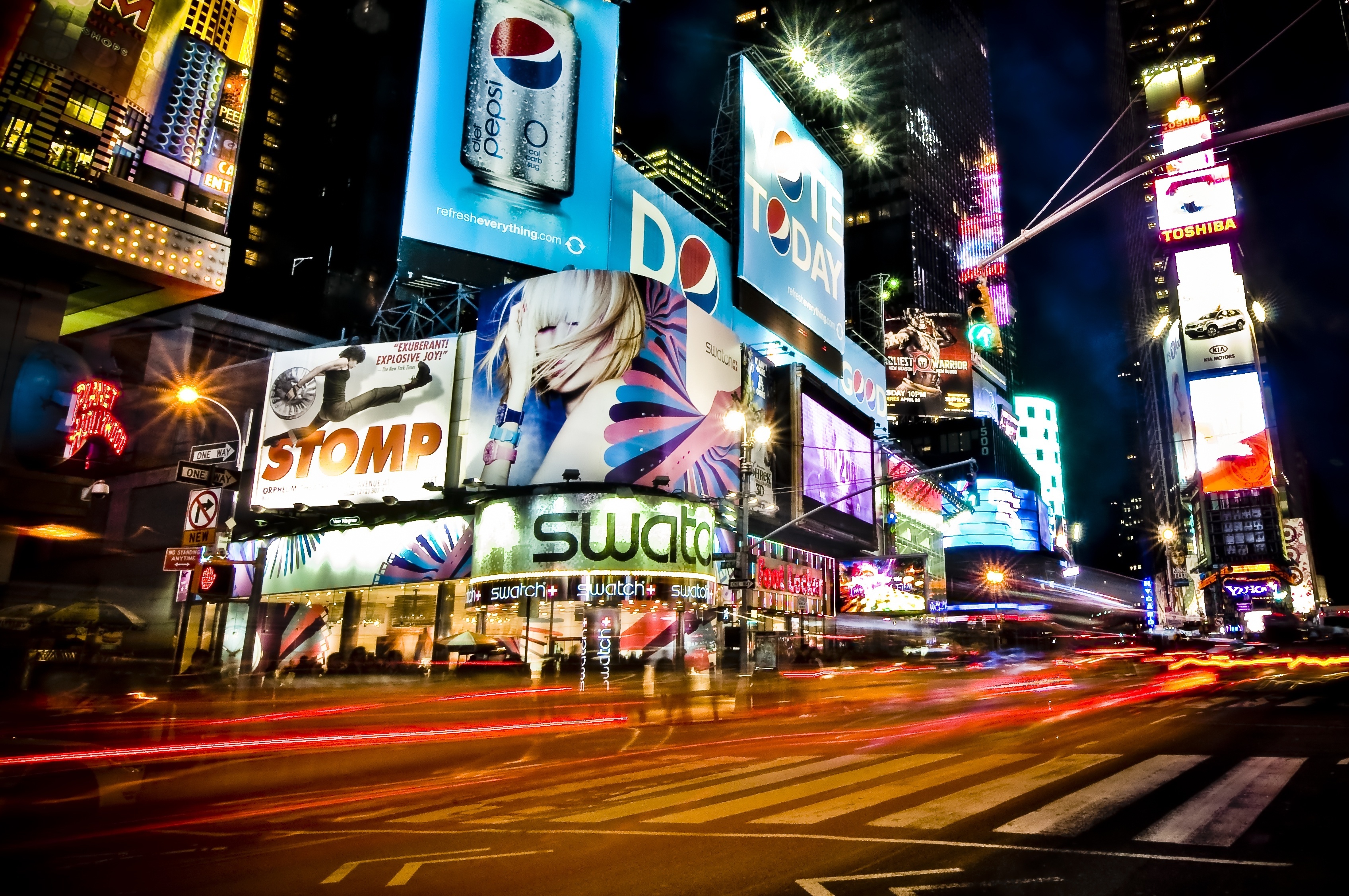 Огни мегаполиса обои