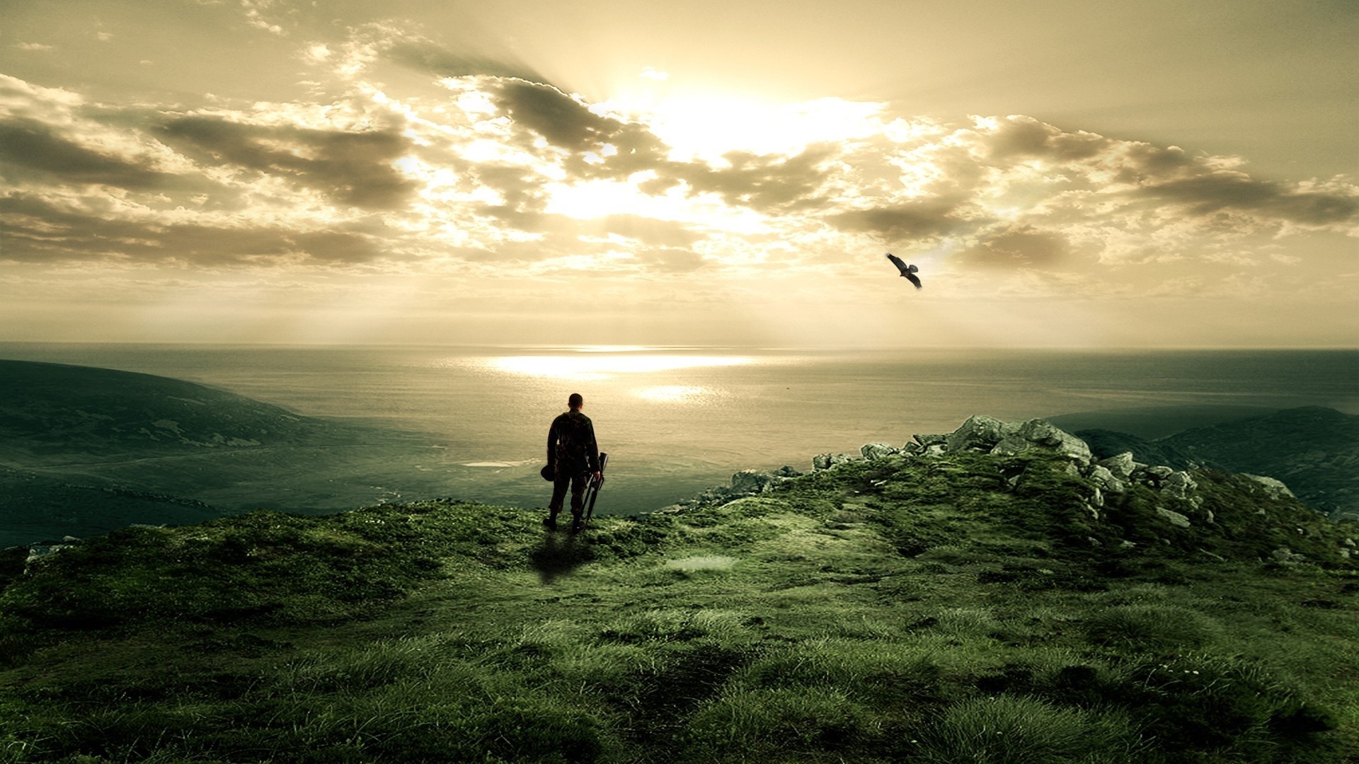 Солдат на краю света обои