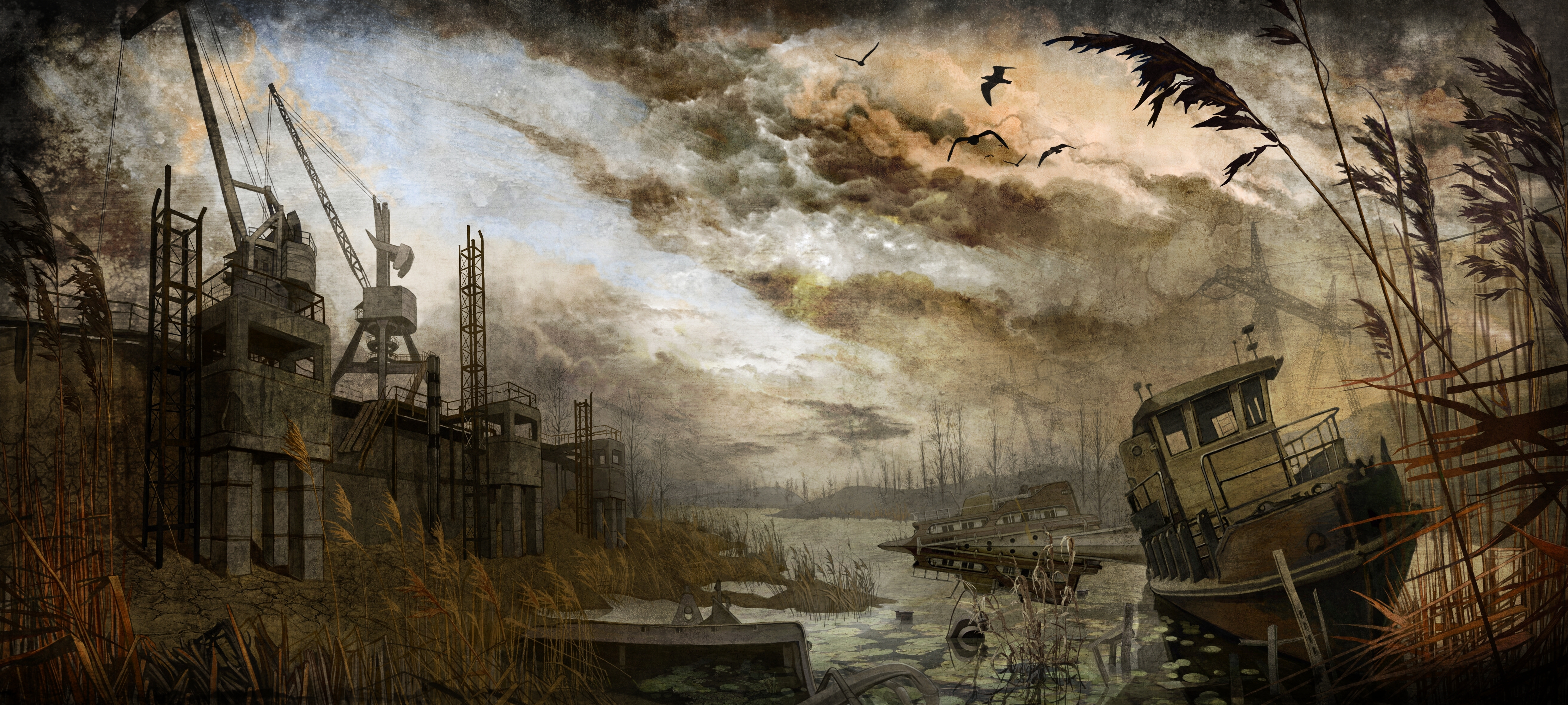 Панорама из Сталкера обои