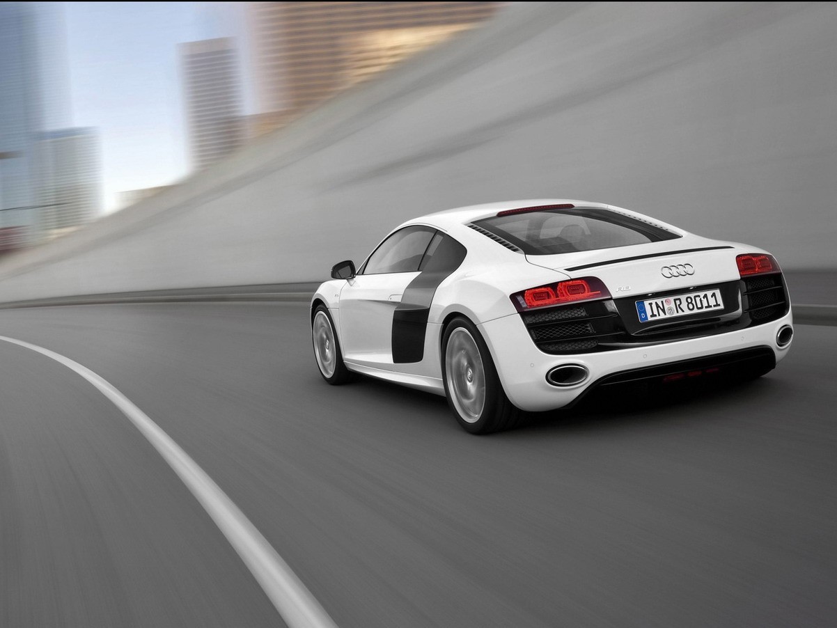 Ауди вид сзади обои