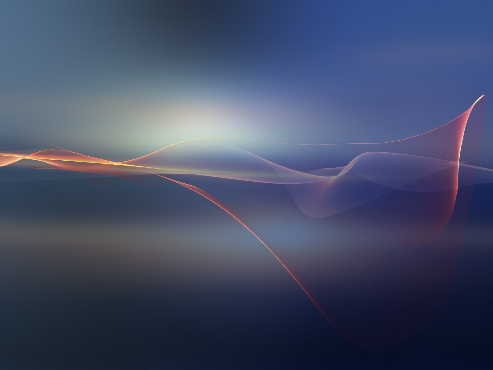 Абстрактные минималистичные волны обои