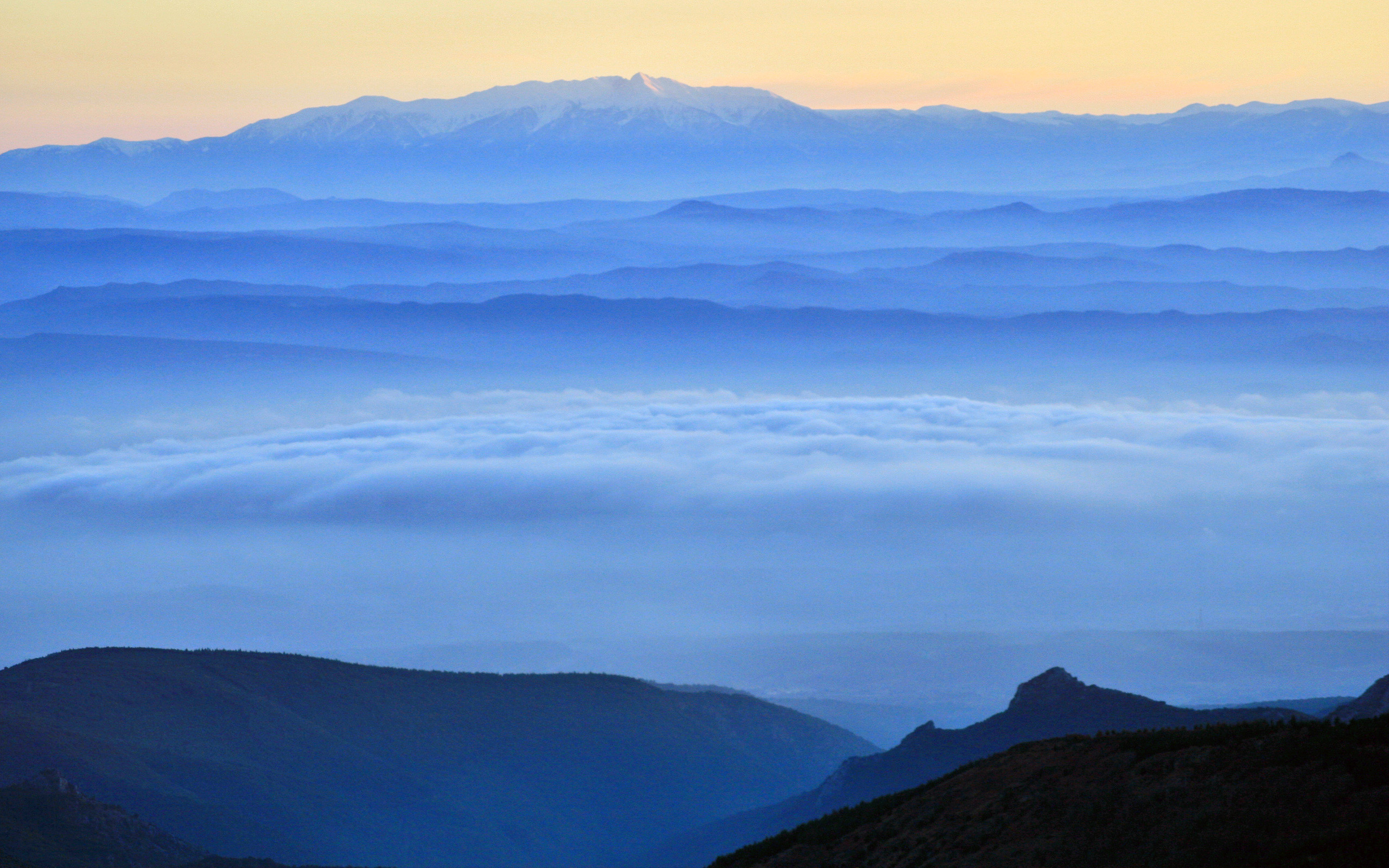 Слой тумана обои