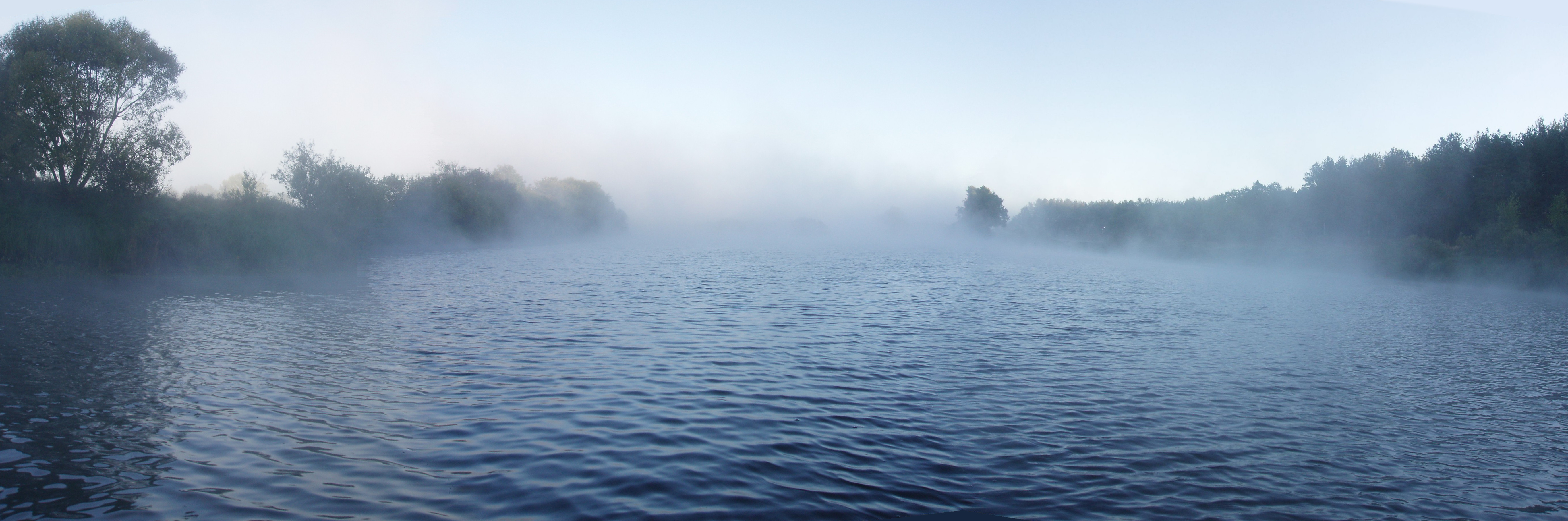 Речной туман обои