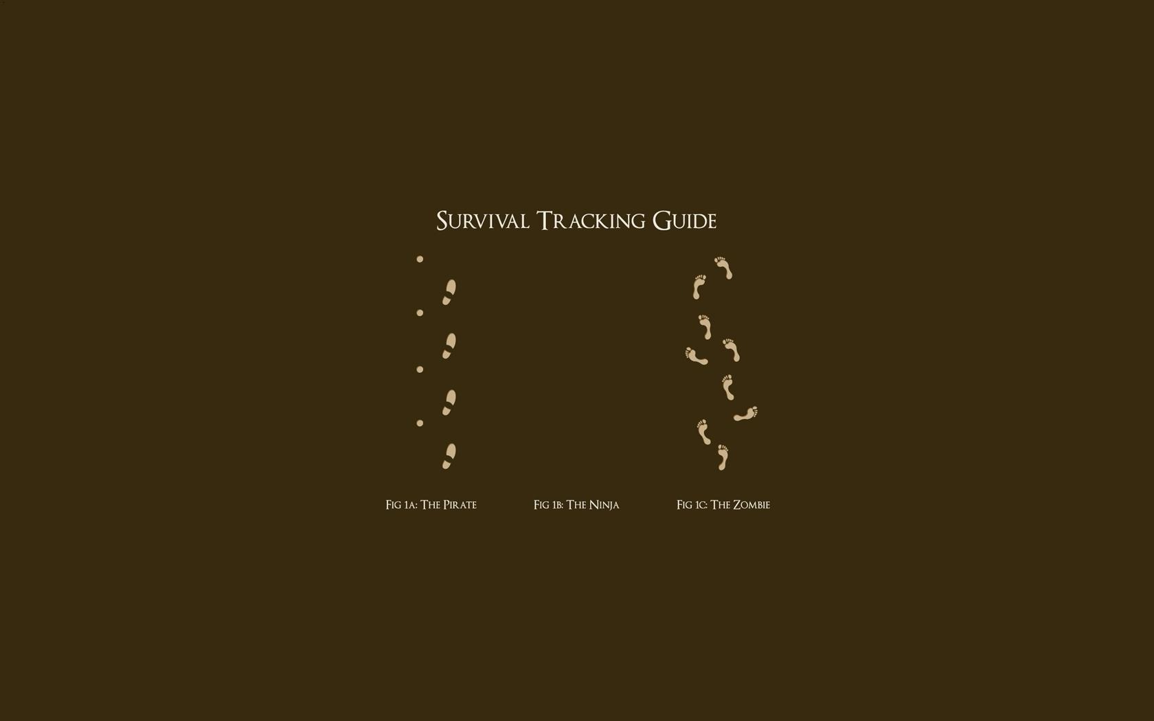 Следы: Пират, Ниндзя, Зомби обои