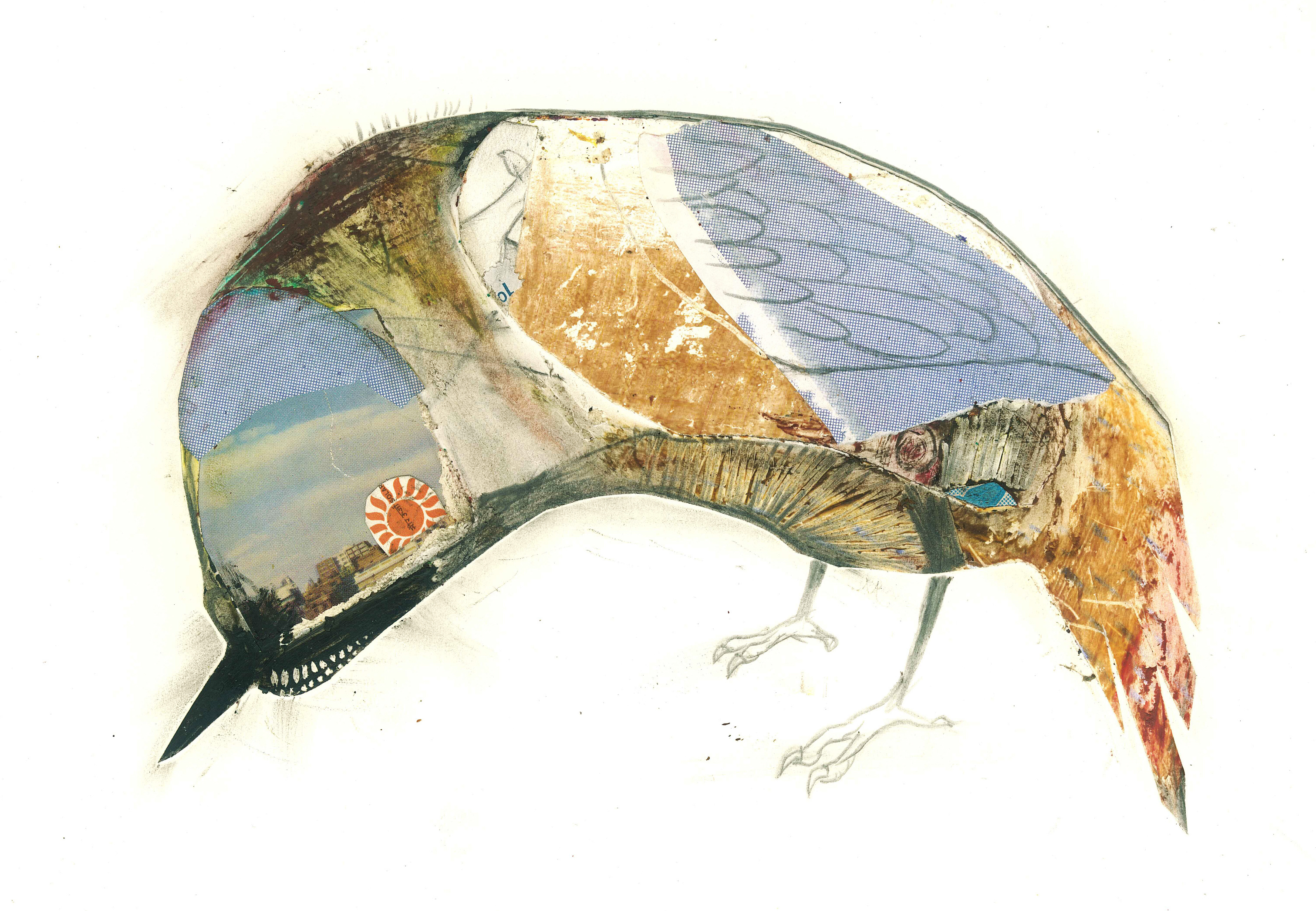 Аппликация Стефана Томпсона "Птица" обои