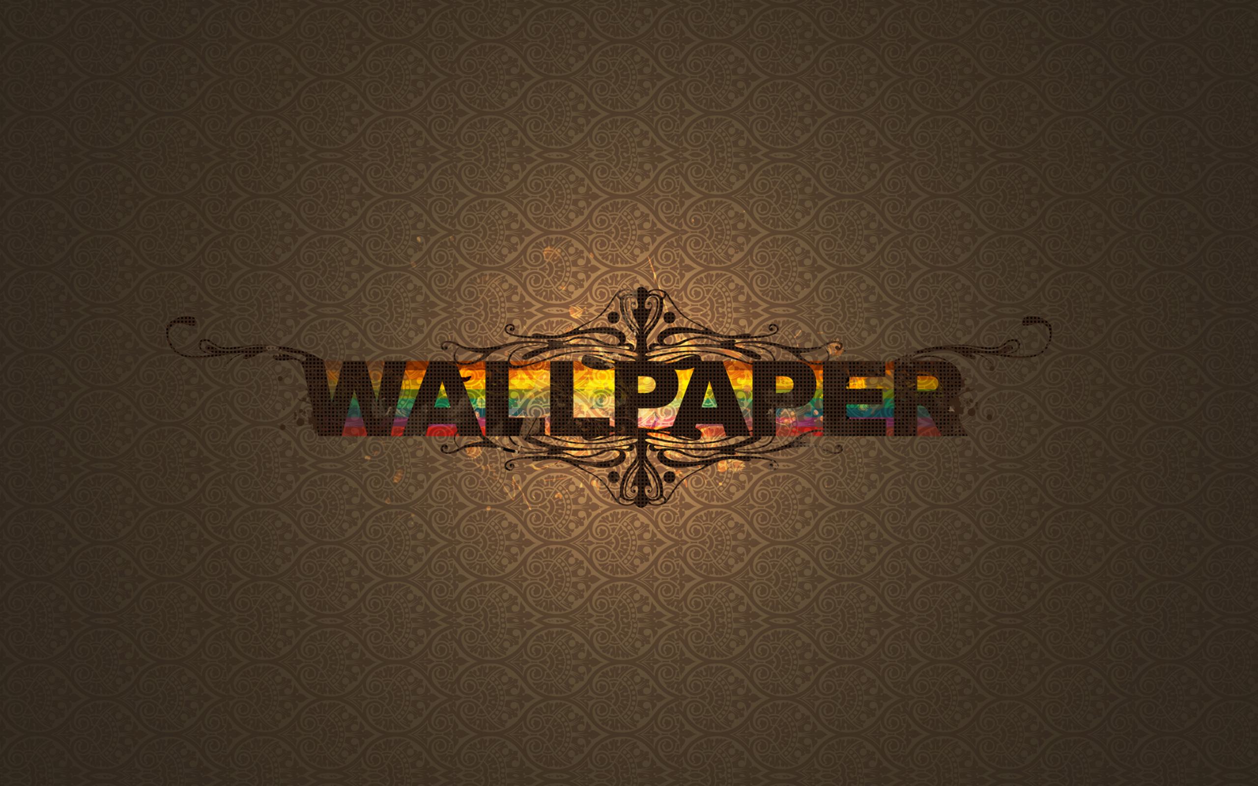 Надпись "Обои" обои