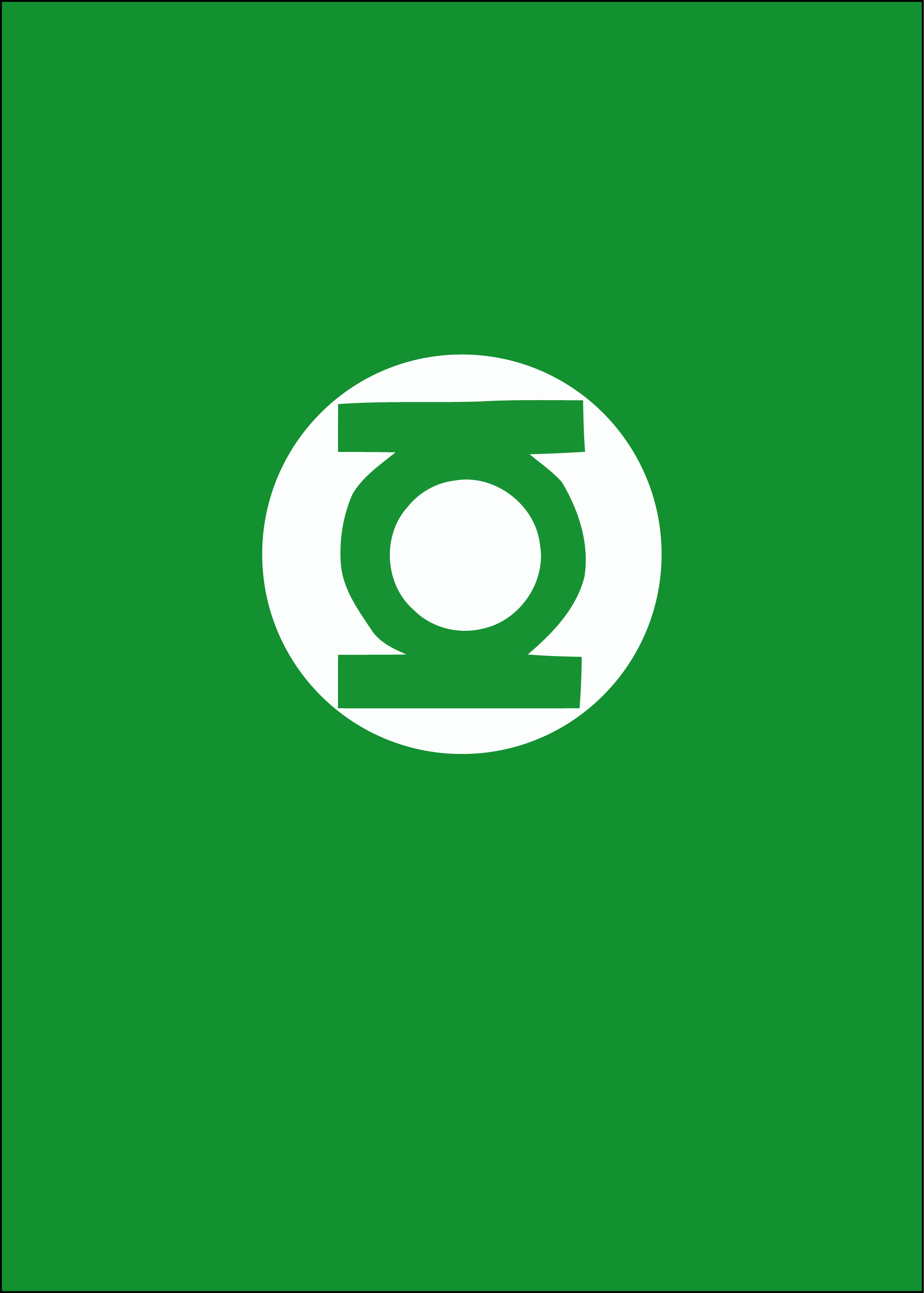 Знак Зеленого фонаря обои