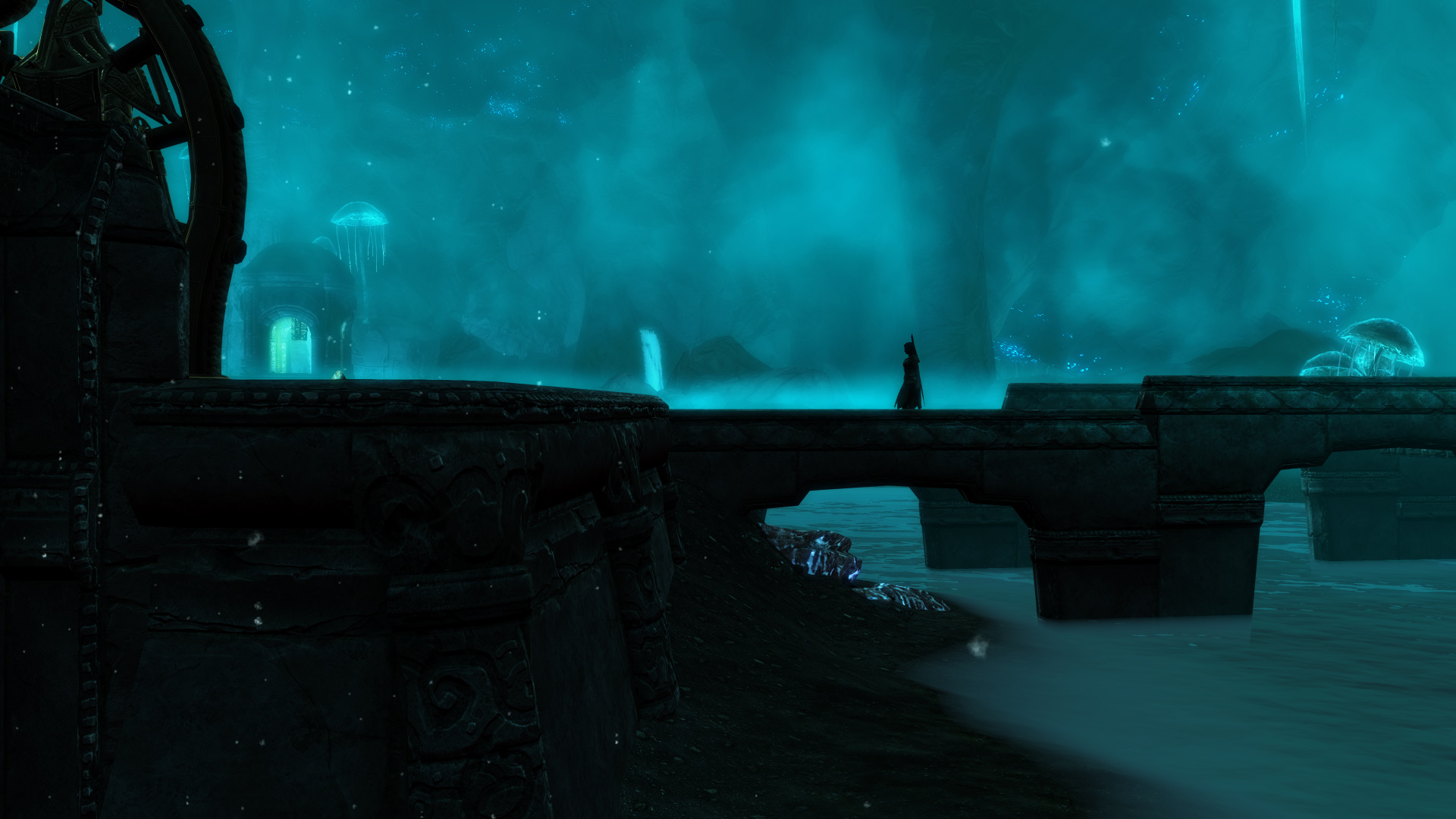 Светящийся путь обои