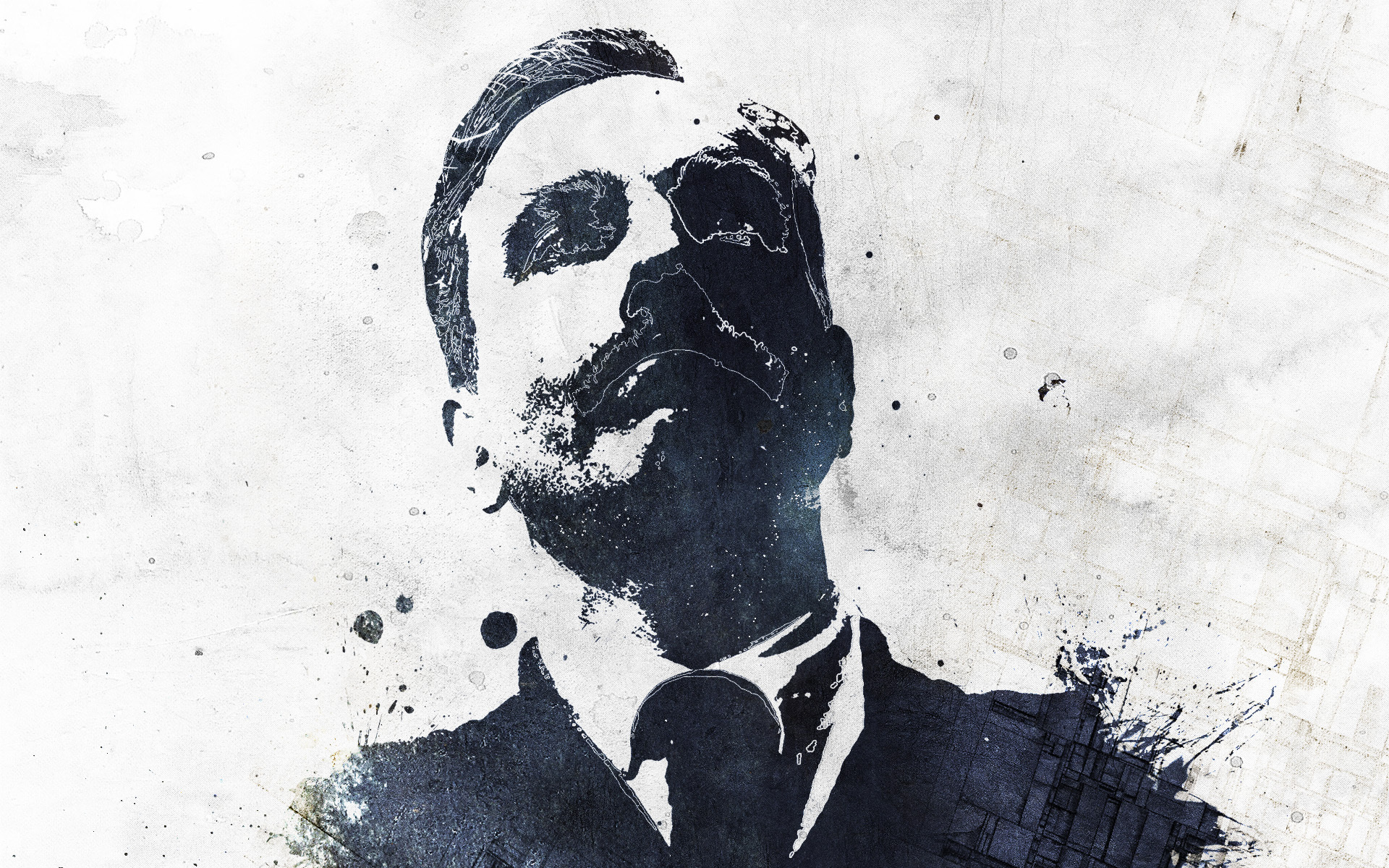 Мужчина в костюме обои