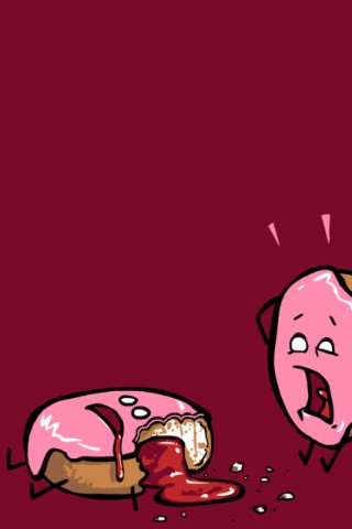 Смерть пончика обои