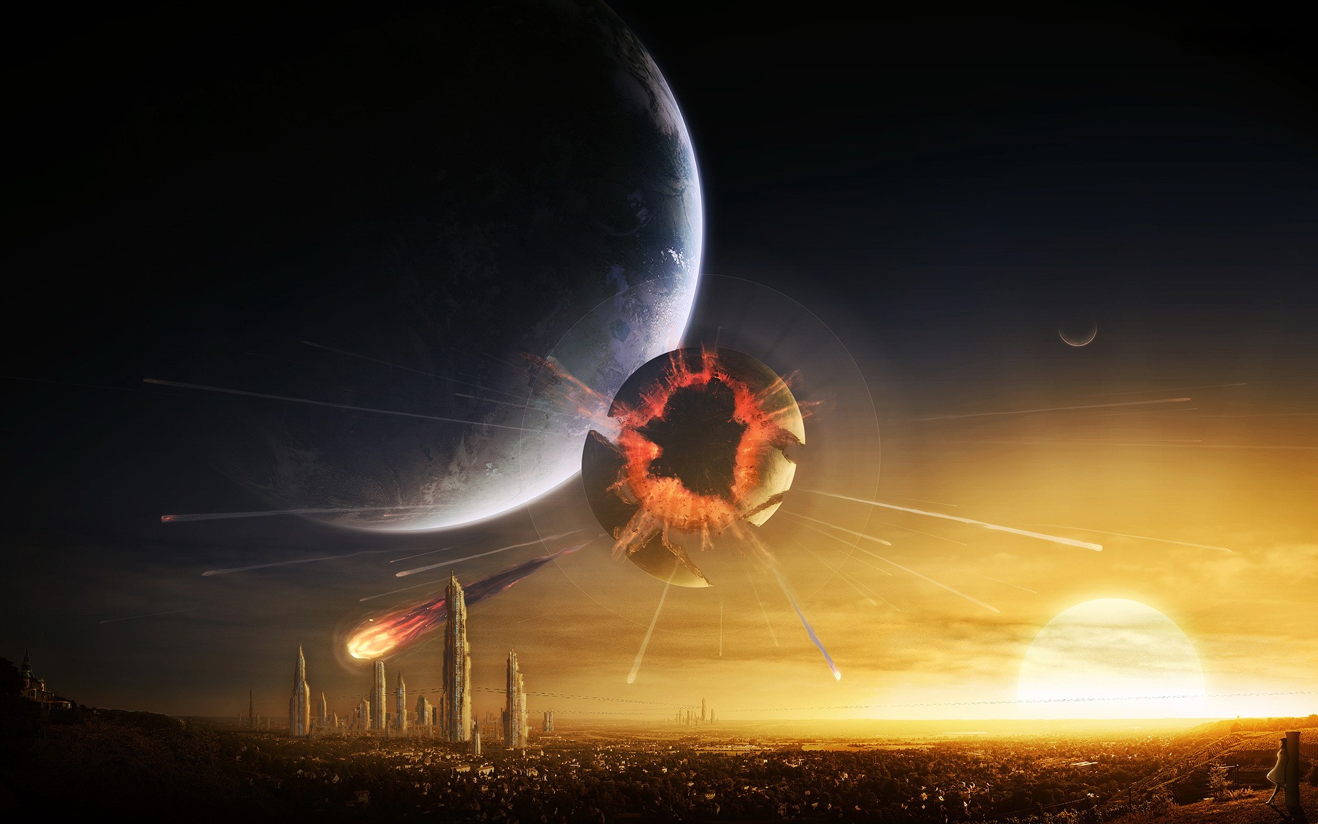 Катастрофа планетарного масштаба обои