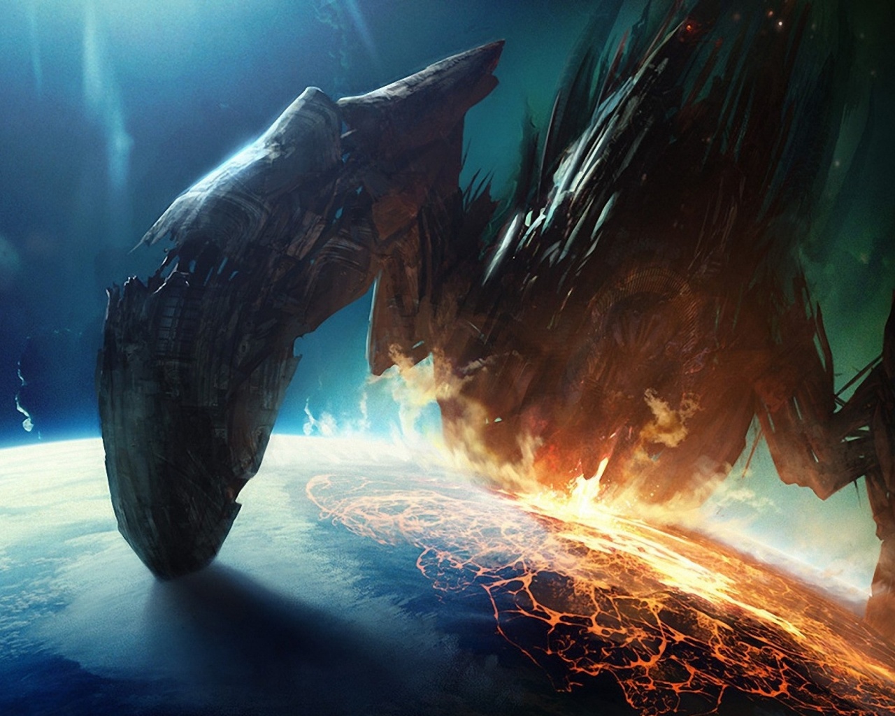 Космический взрыв обои
