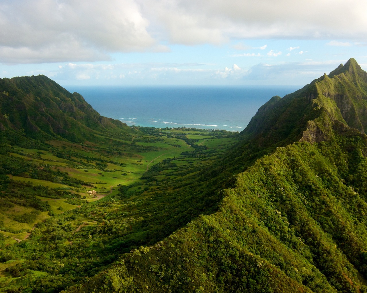 Горный хребет обои