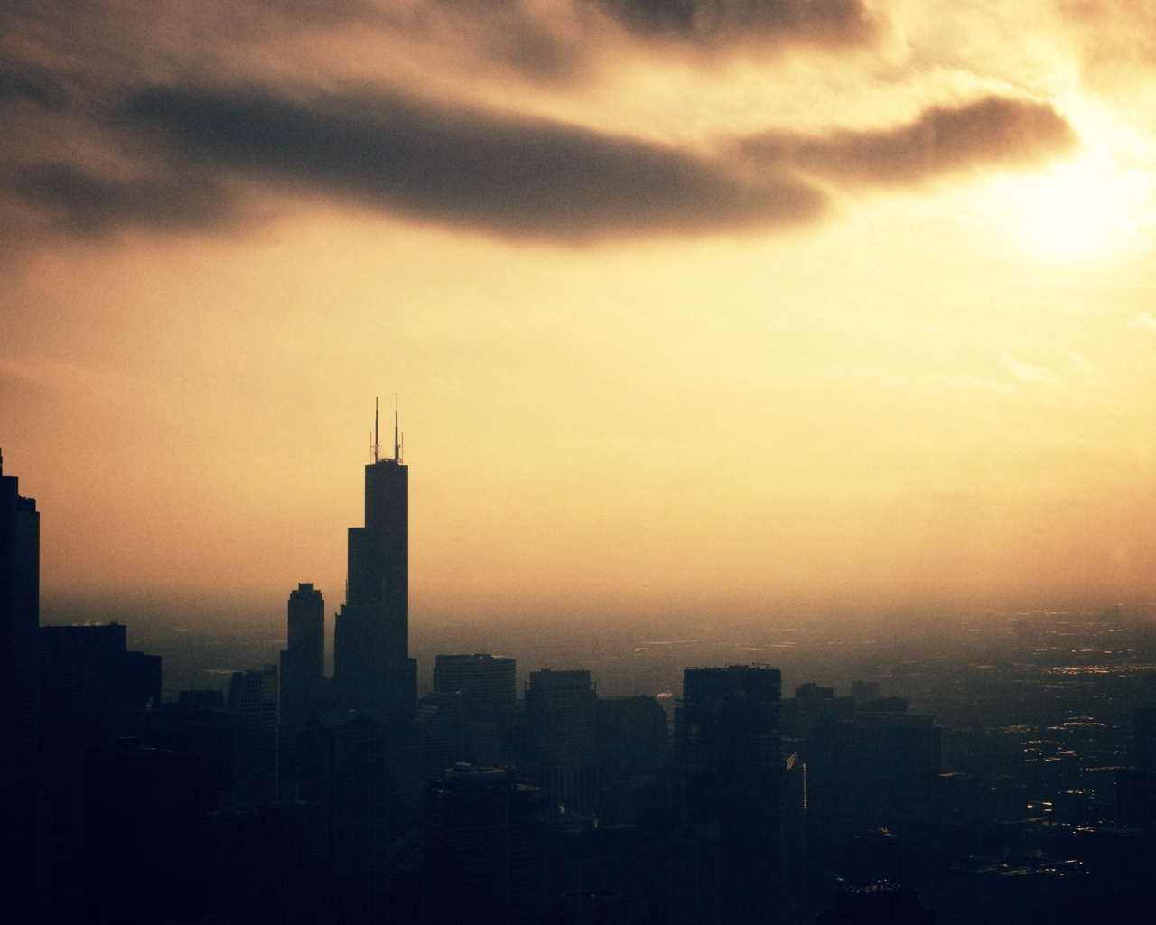 Большой мегаполис обои