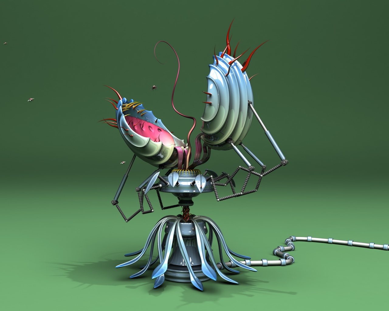 Механическая венерина мухоловка обои