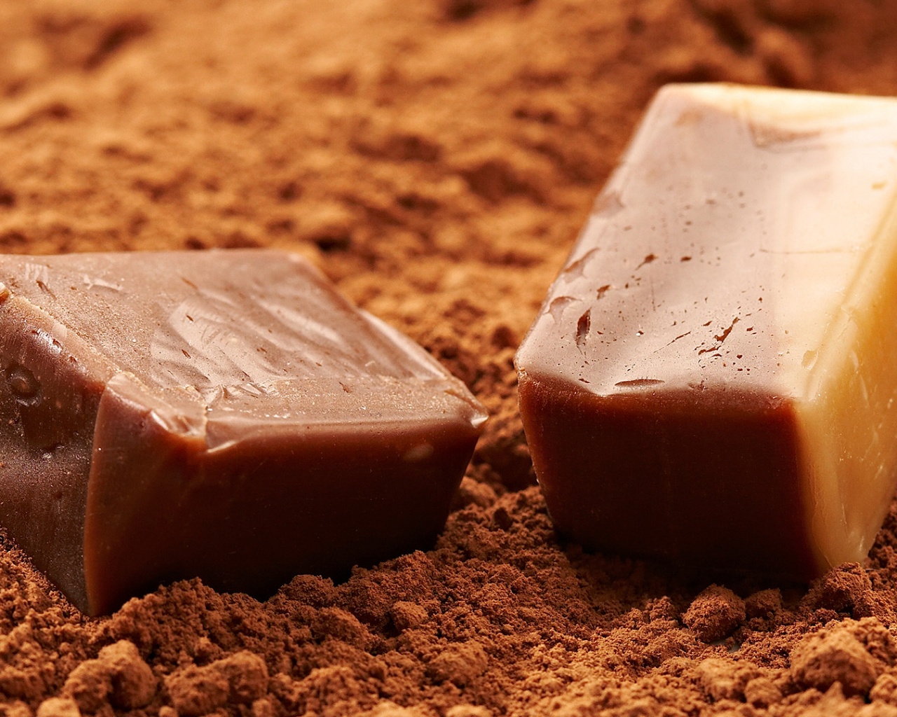 Ириски в какао обои