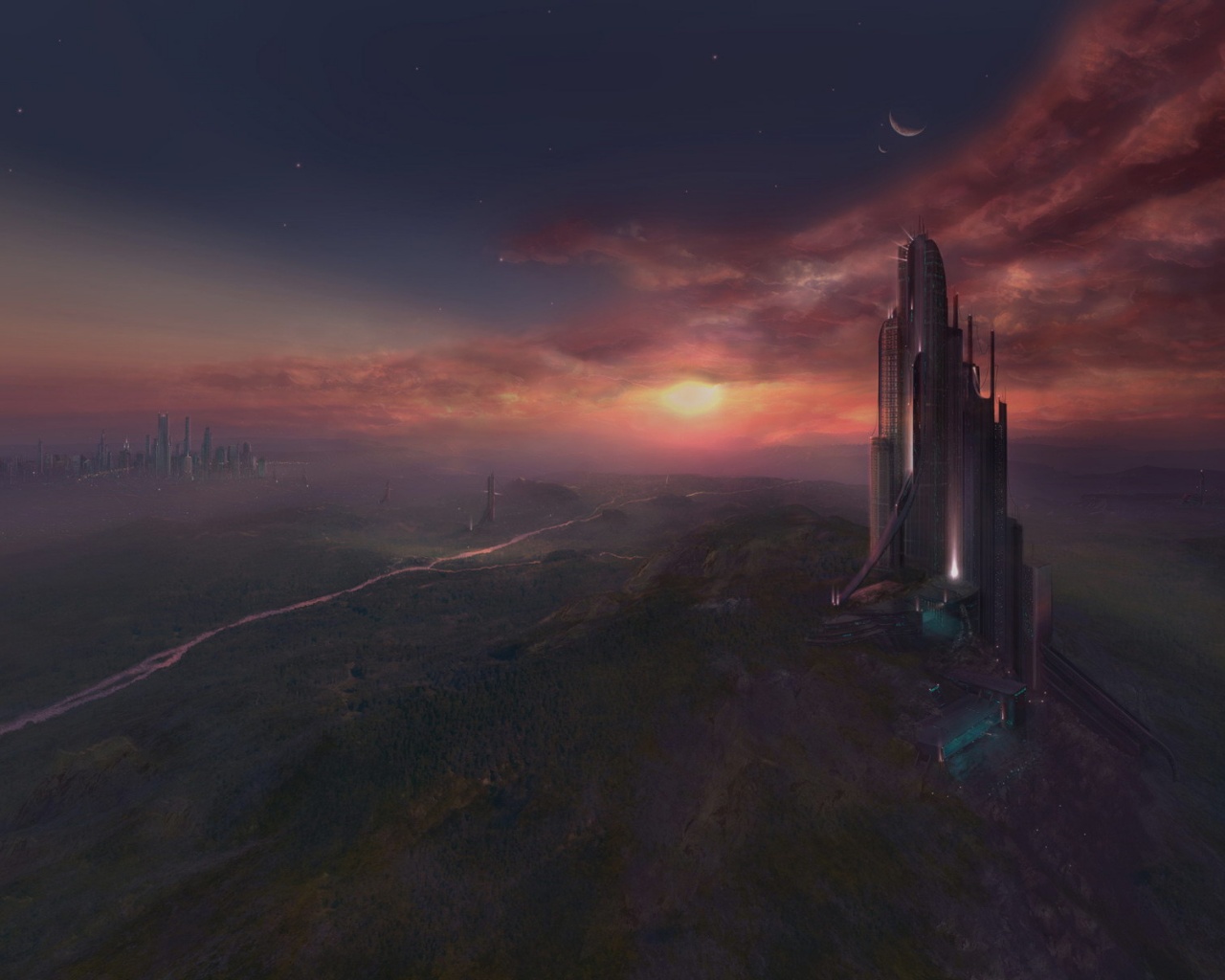 Города будущего обои