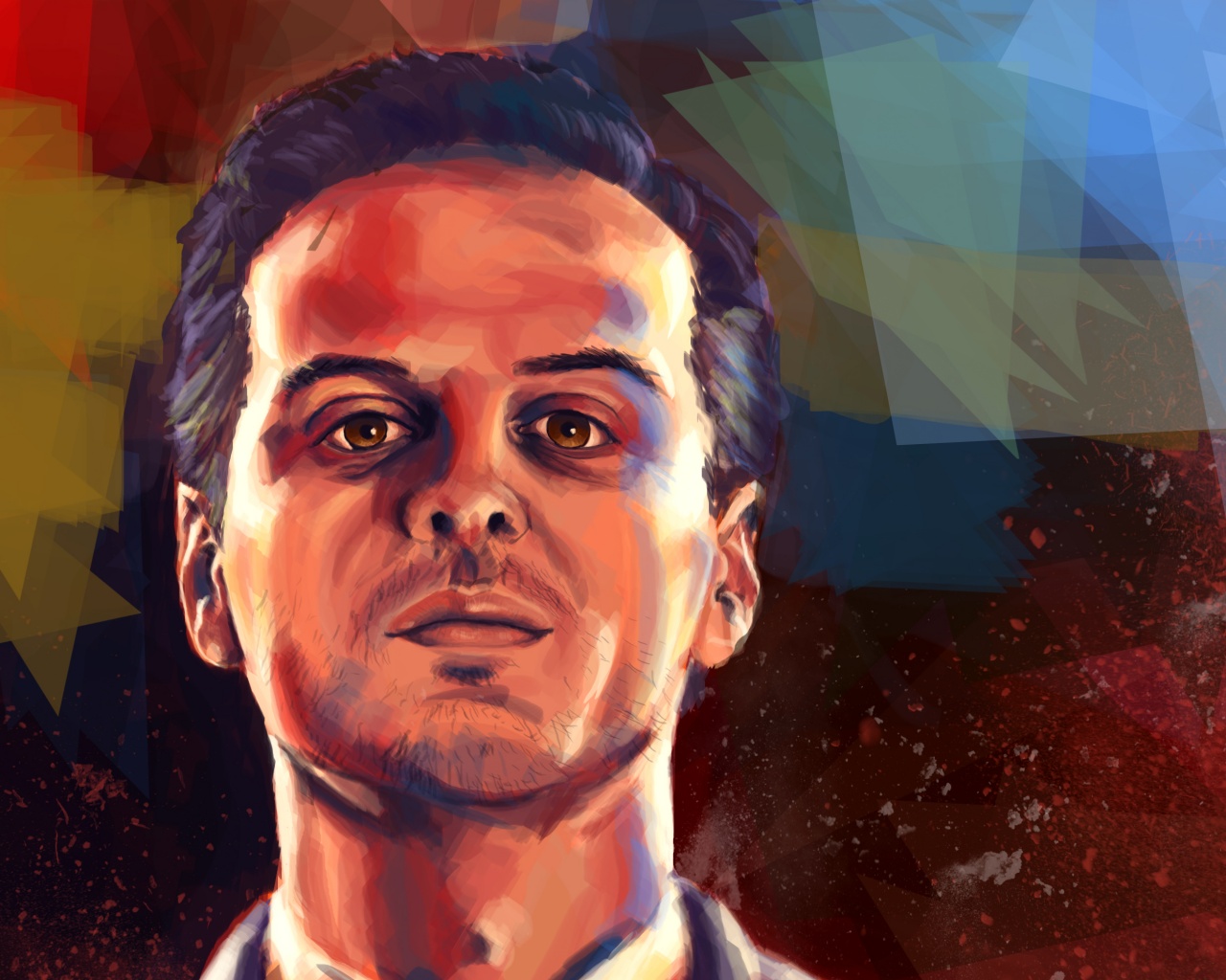 Портрет Джима Мориарти обои