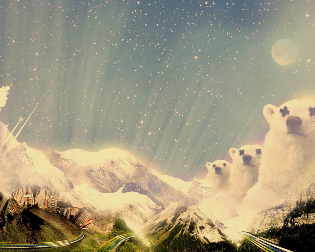 Реклама Кока-Колы обои