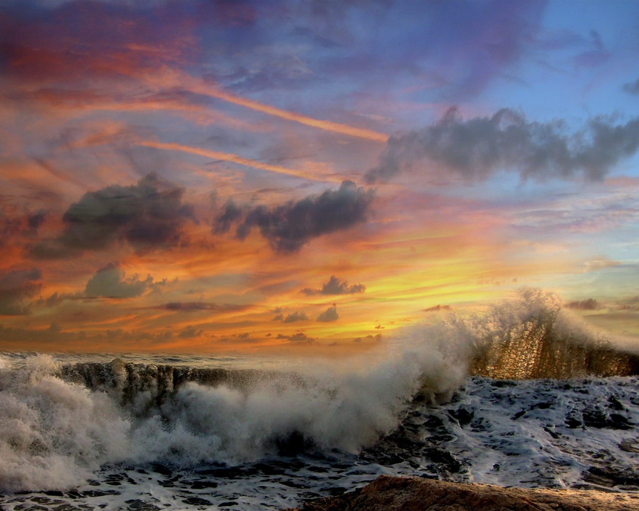 Бушующее море обои