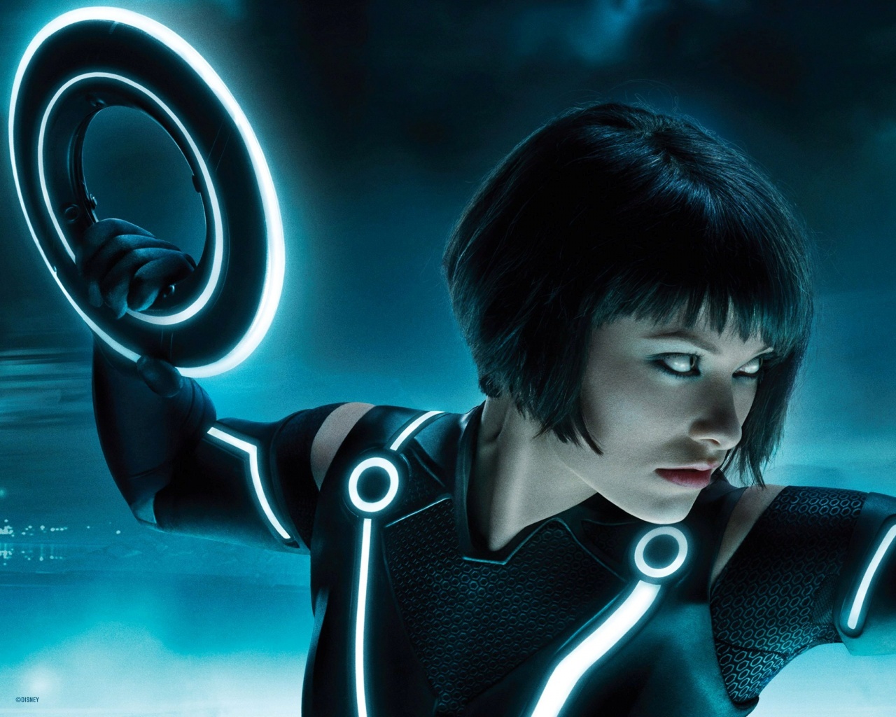 Оливия Уайлд в Трон: Наследие обои