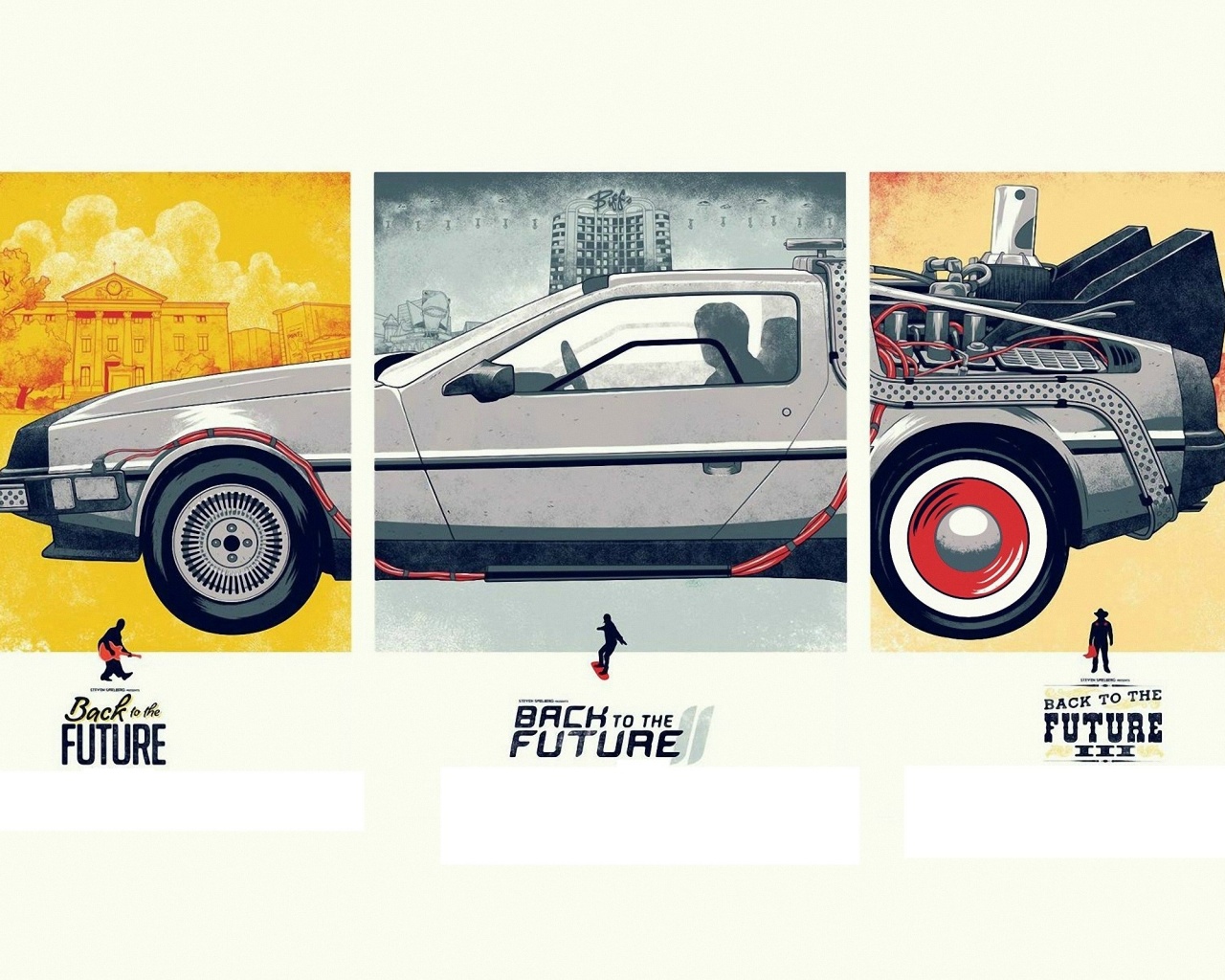Делориан из Назад в будущее обои