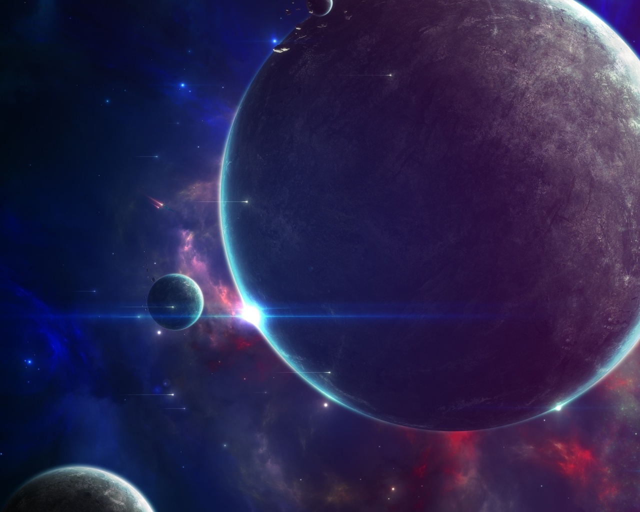 Мелкие спутнки обои