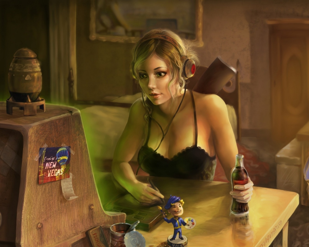 Девушка Одинокий странник обои