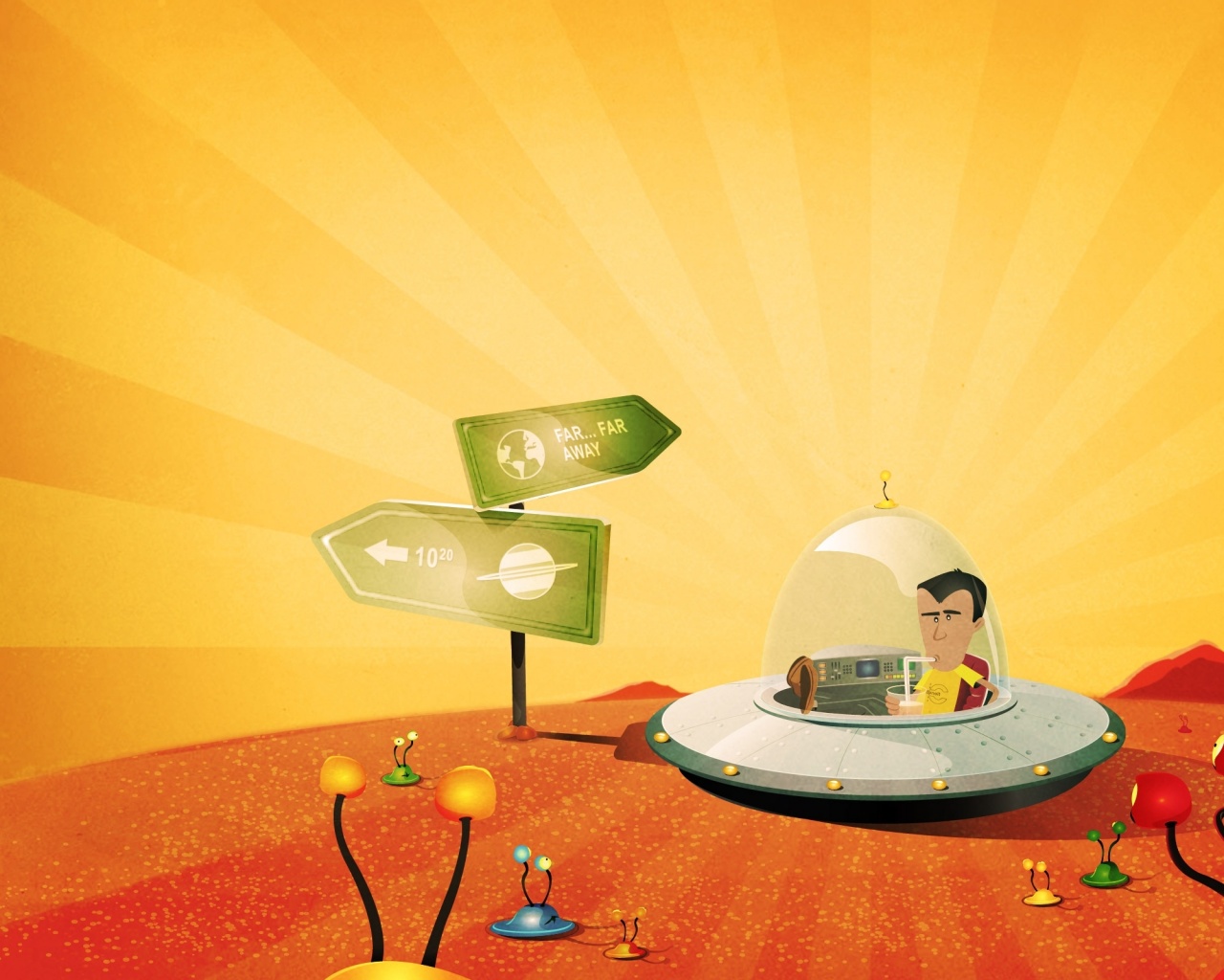 Космическое путешествие обои