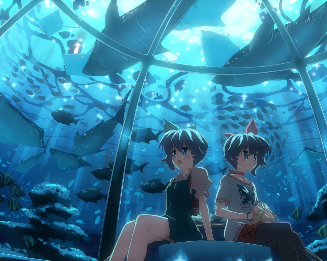 В океанариуме обои