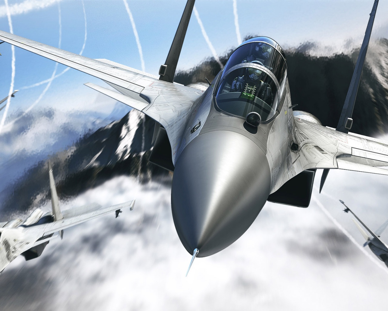 Истребители из игры Tom Clancy Haws 2 обои