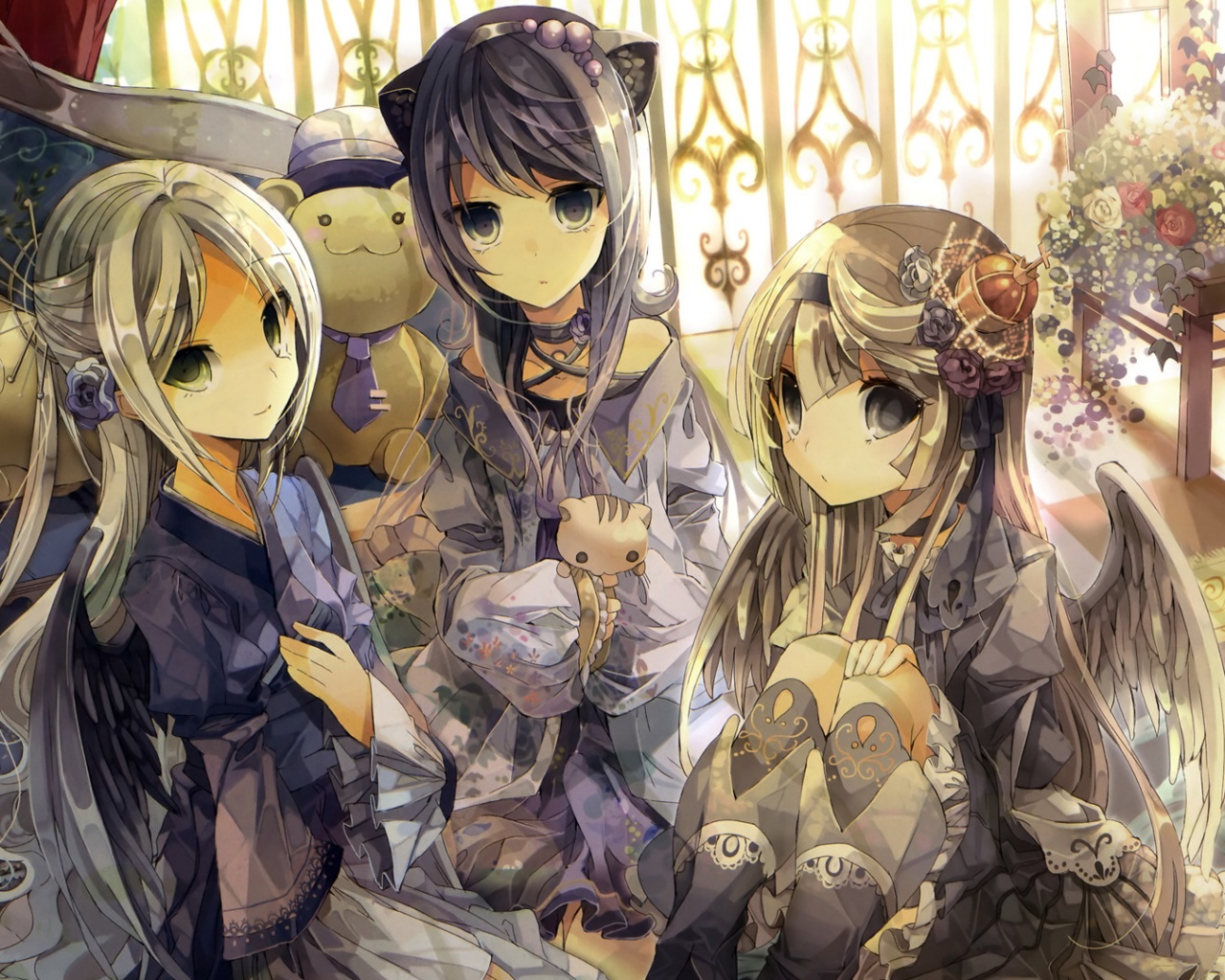 Три лоли обои