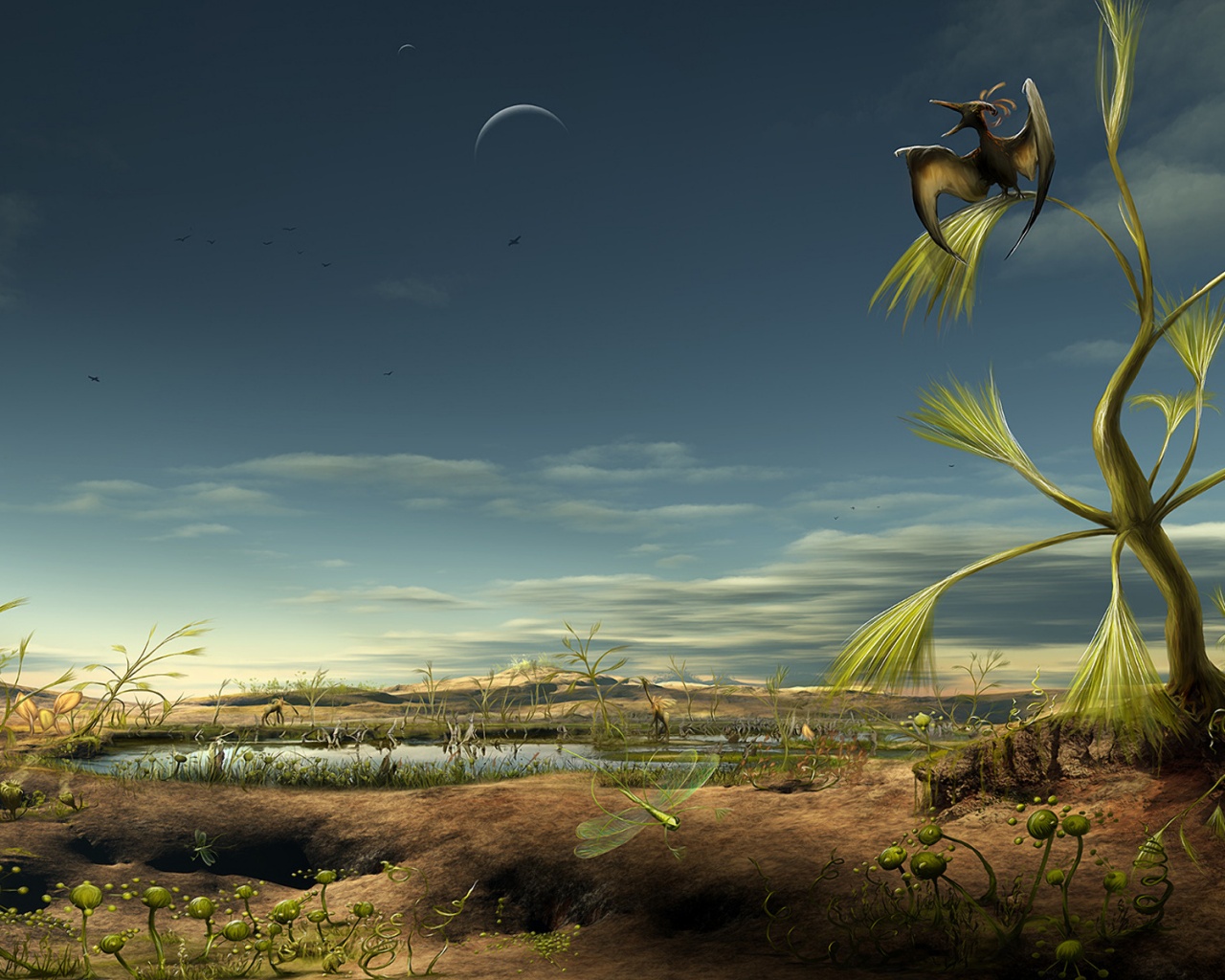 Флора и фауна другой планеты обои