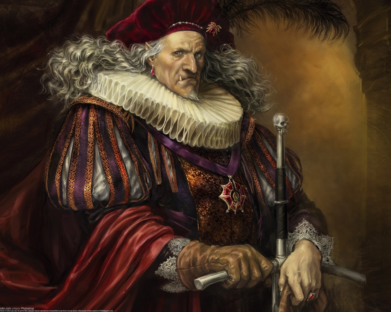 Портрет вампира обои