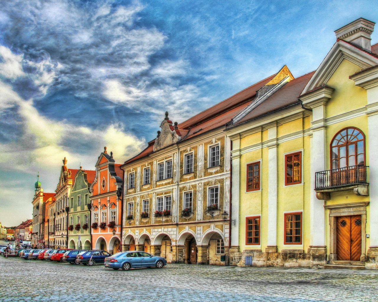 Домики в Чехии обои