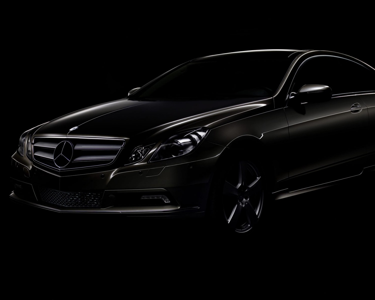 Черный Мерседес обои