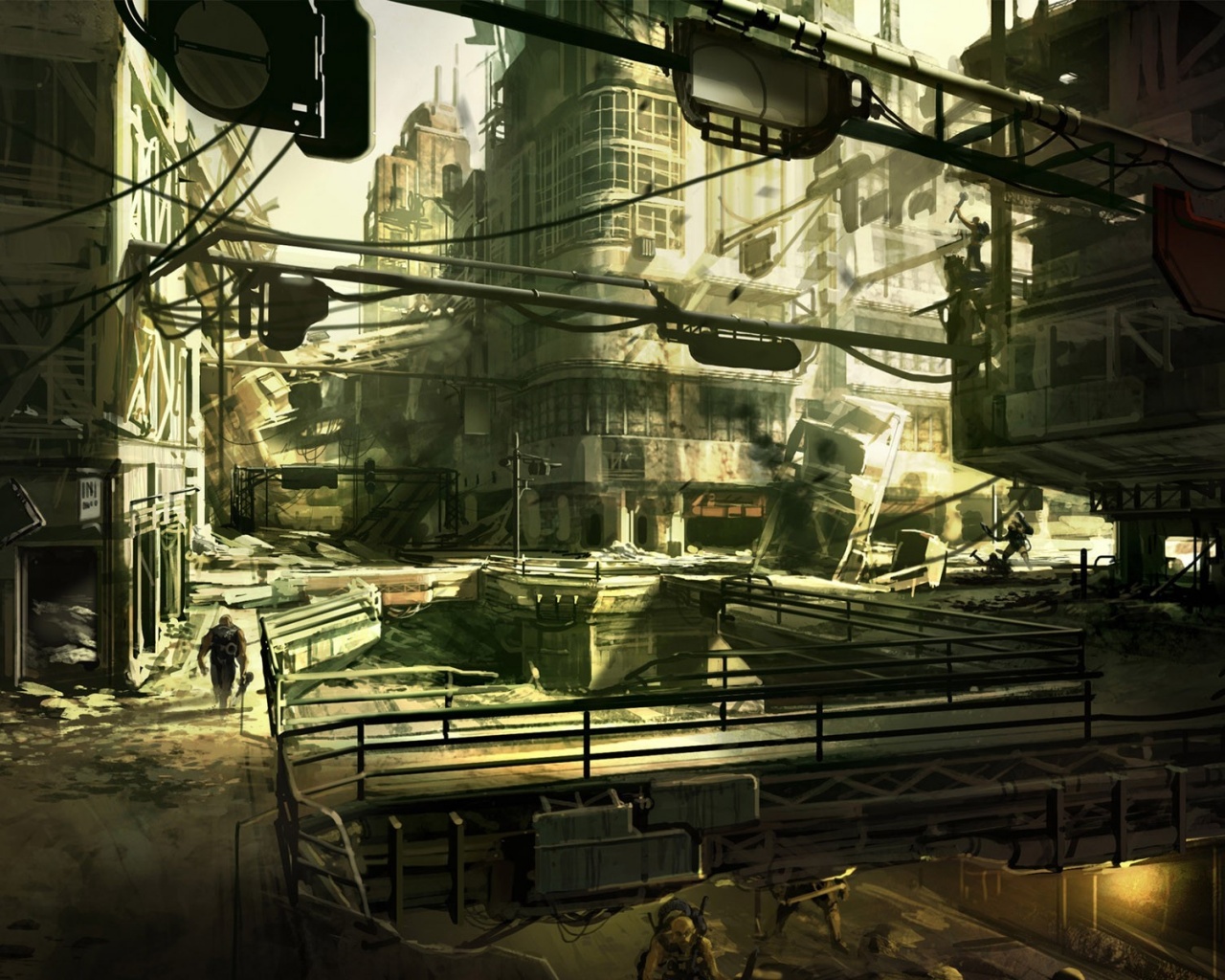 Локация из Fallout 3 обои