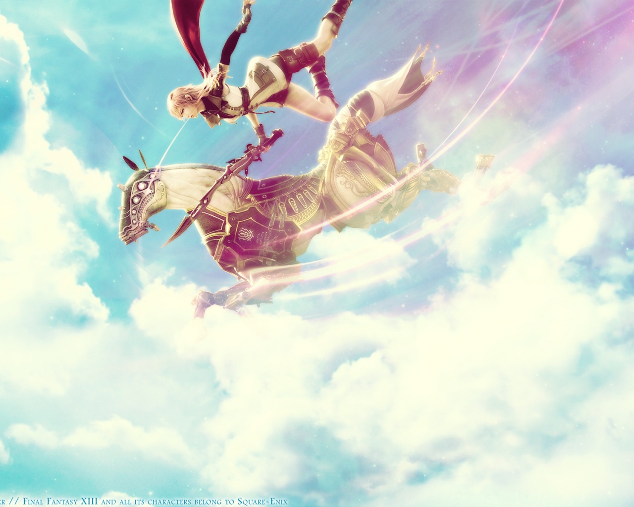 Девушка из Final Fantasy XIII обои