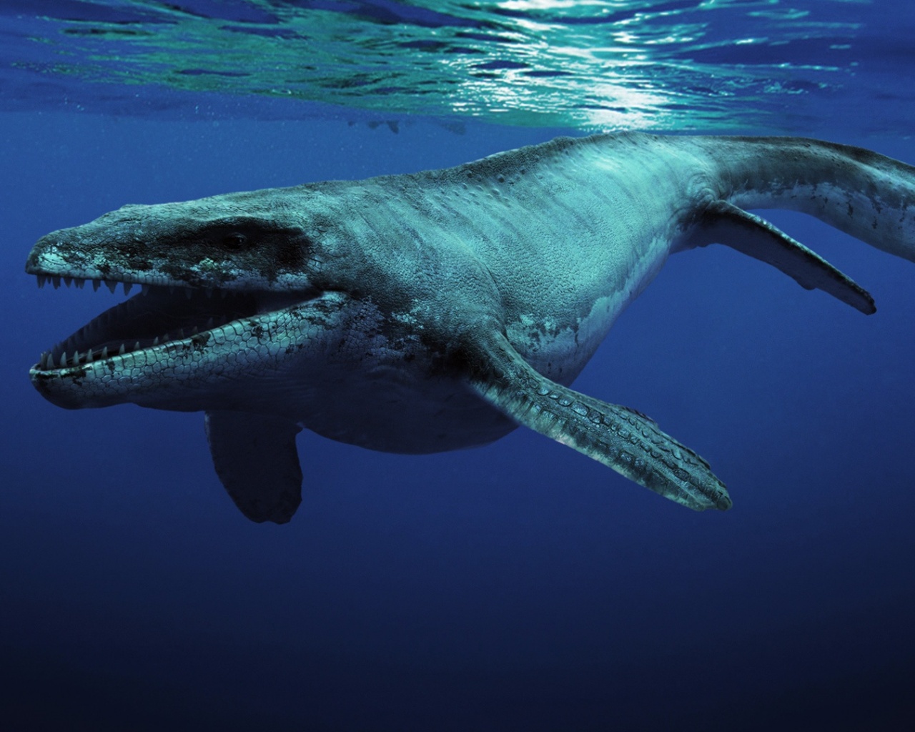 Морской динозавр обои