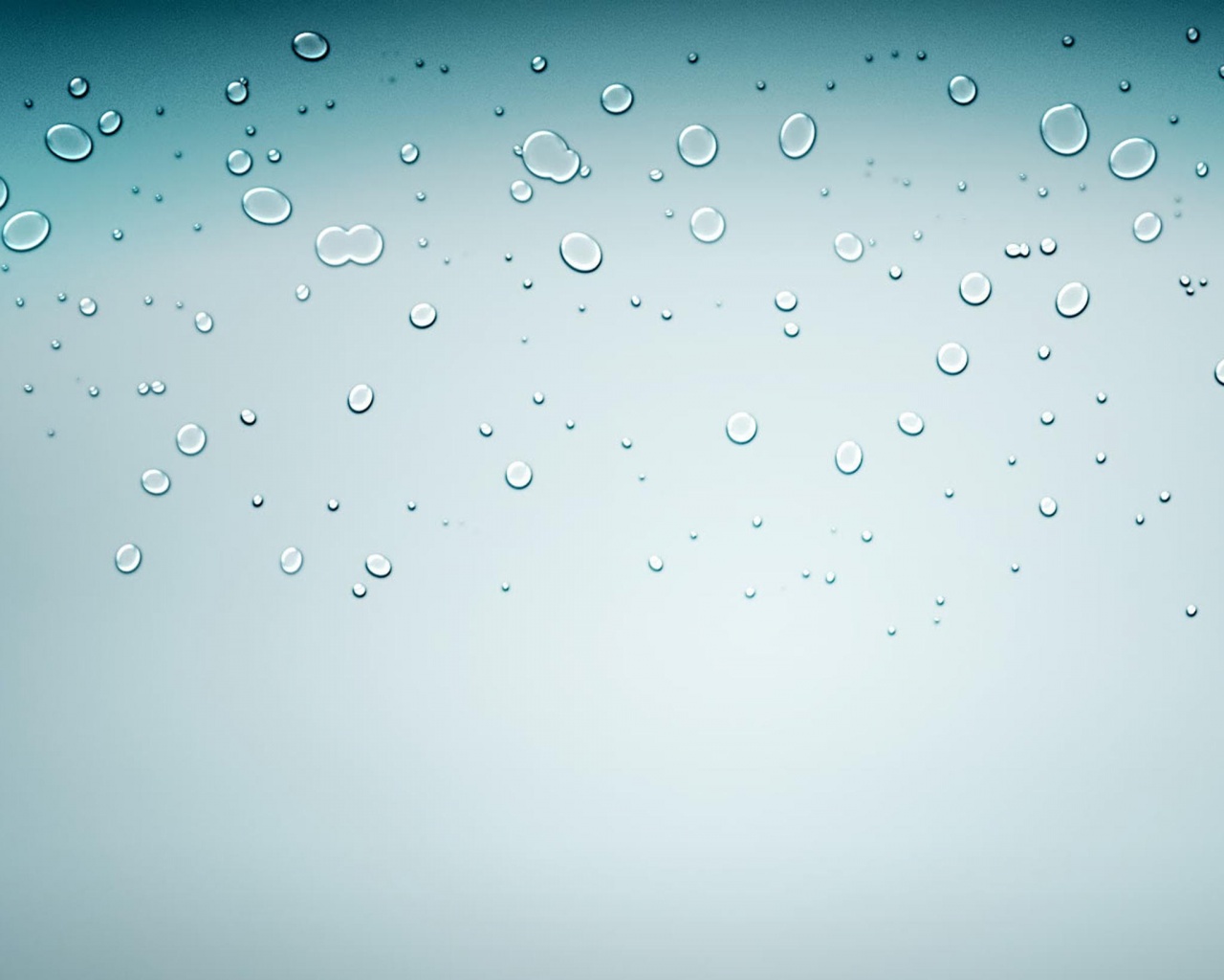 Капли на светлом фоне обои