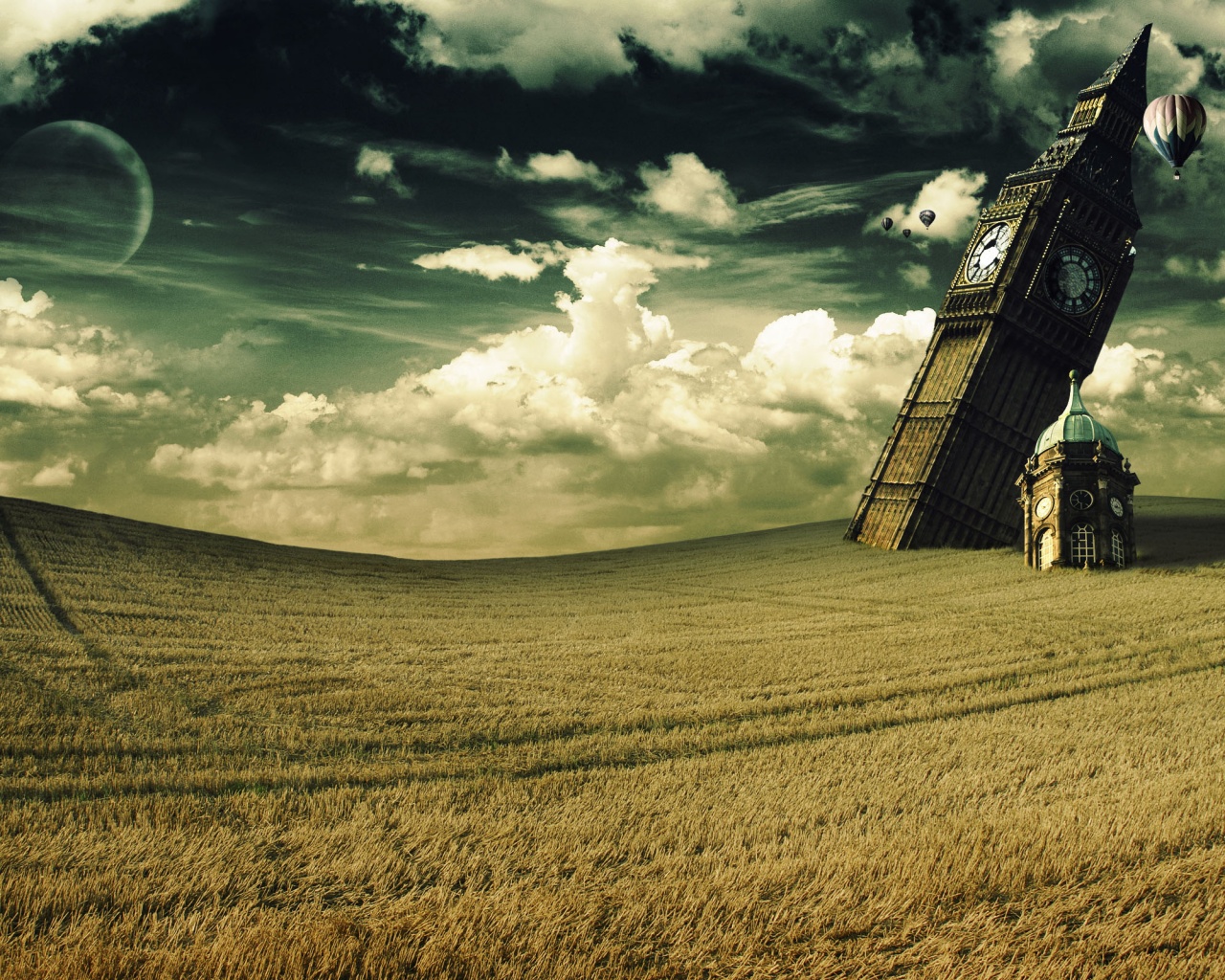 Лондон через тысячи лет обои