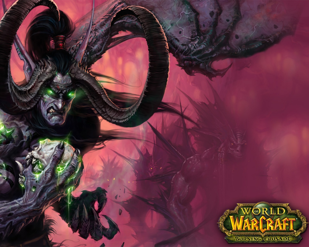 Иллидан из WoW BC обои