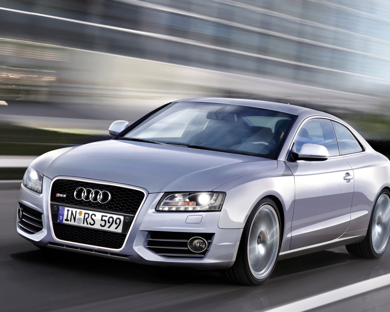 Ауди на скорости обои