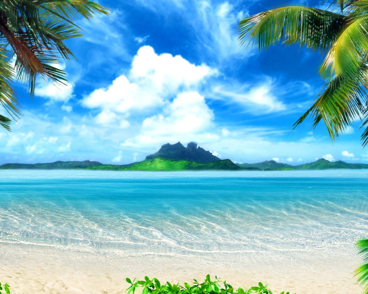 Тропический рай обои