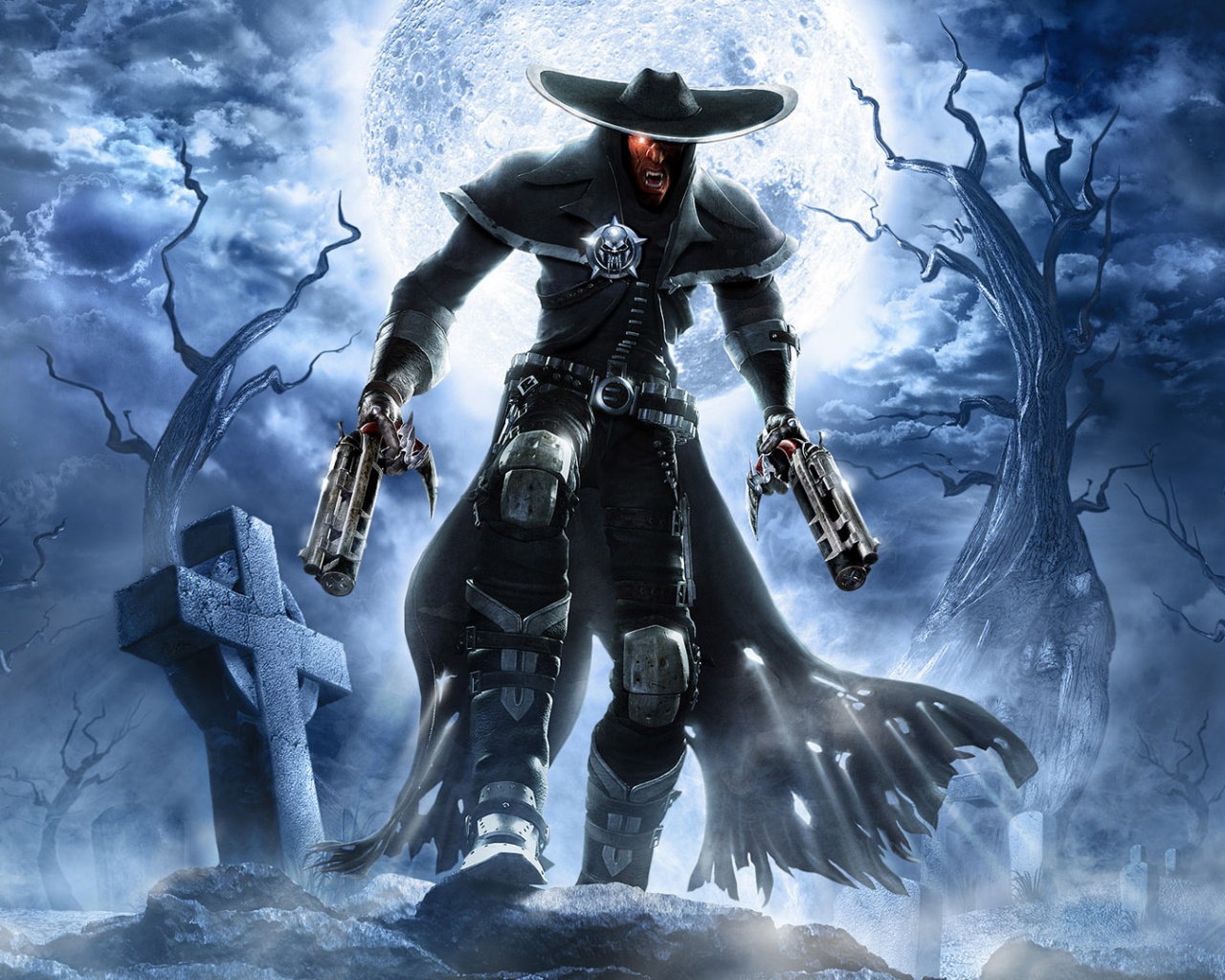 Мертвец с пистолетами обои