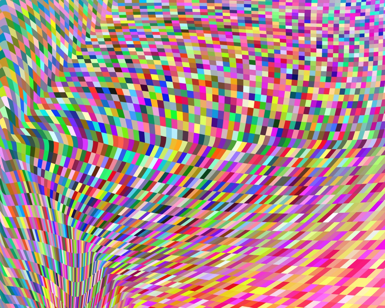 Пиксельная воронка обои