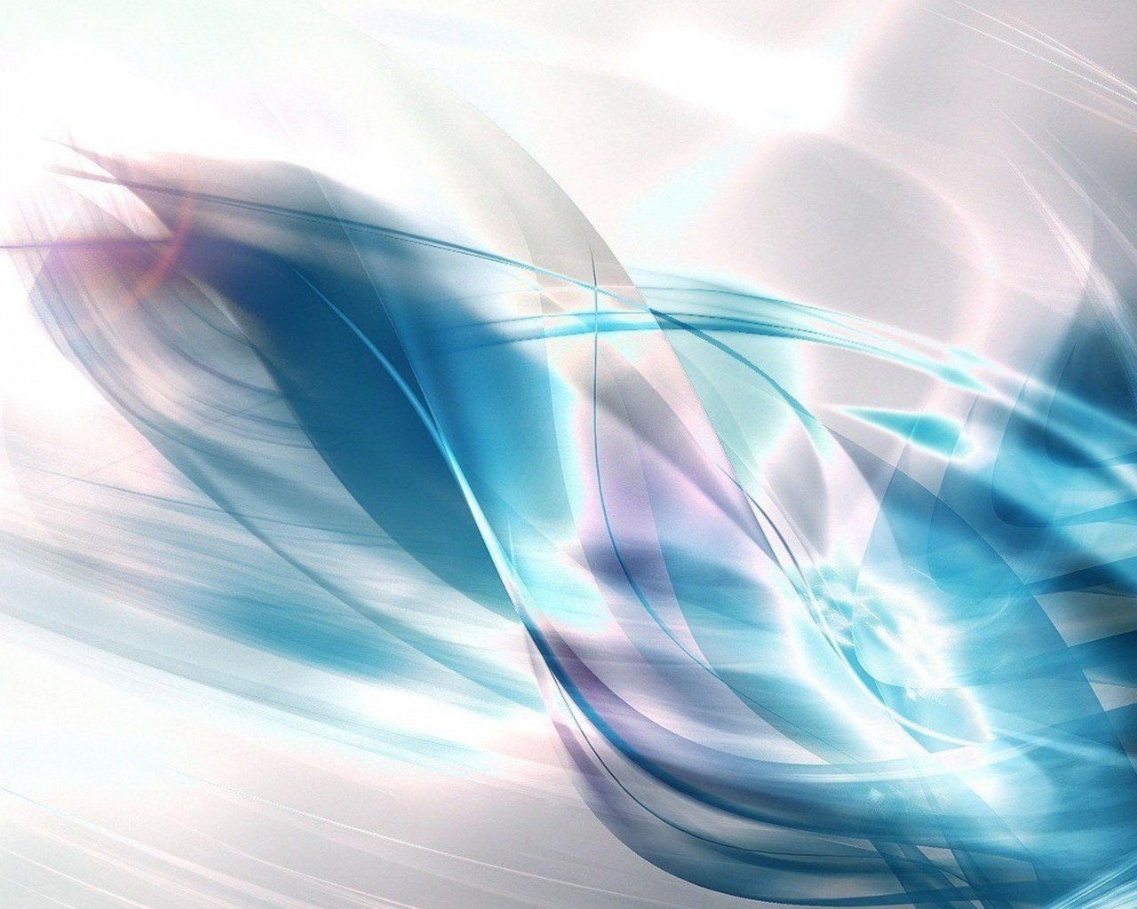 Светящиеся полупрозрачные волны обои