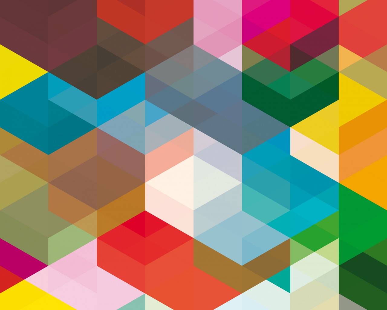 Разноцветные параллелограммы обои